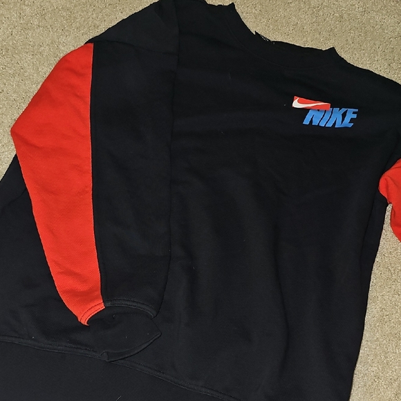 Nike Other - Nike Men's Black and Red Sweater